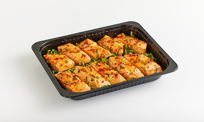 נתחי דג סלומון אסייתי